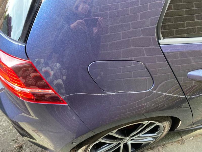 Car vandalised in Ashton-On- Mersey