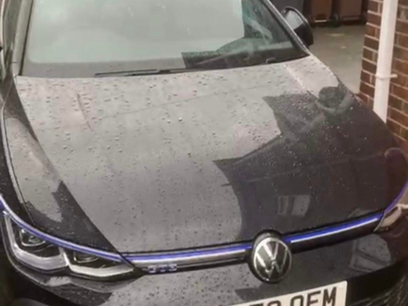 Appeal to locate a recently stolen VW Golf